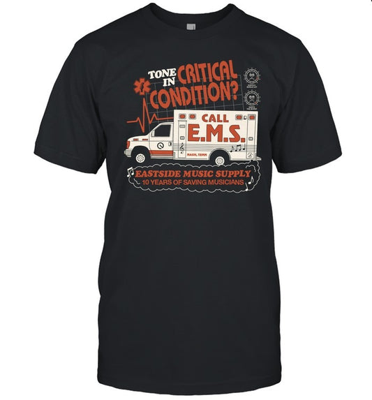 Eastside Music Supply 10 Years Of Saving Musicians T Shirt