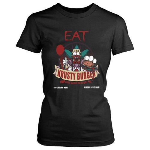 Eat Krusty Burger Women's T-Shirt Tee