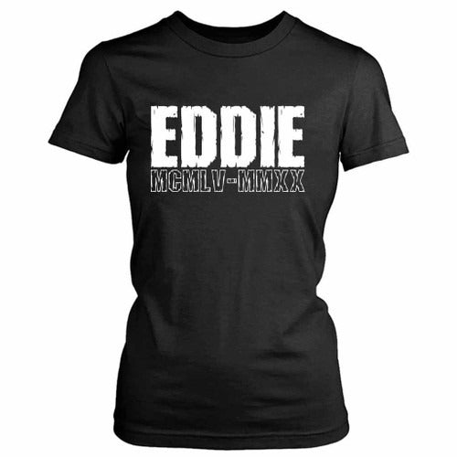 Eddie Van Halen Mcmlv Mmxx Women's T-Shirt Tee
