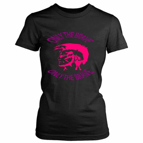 Eddie Van Halen Only The Brave Pink Women's T-Shirt Tee