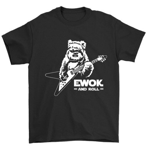 Ewok And Roll Guitar Funny Man's T-Shirt Tee