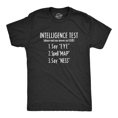 Eye Map Ness Funny Penis Man's T-Shirt Tee