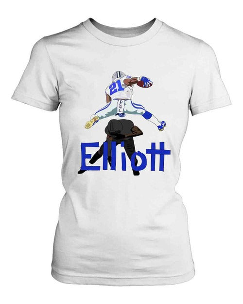 Ezekiel Elliot Dallas Cowboys Women's T-Shirt Tee