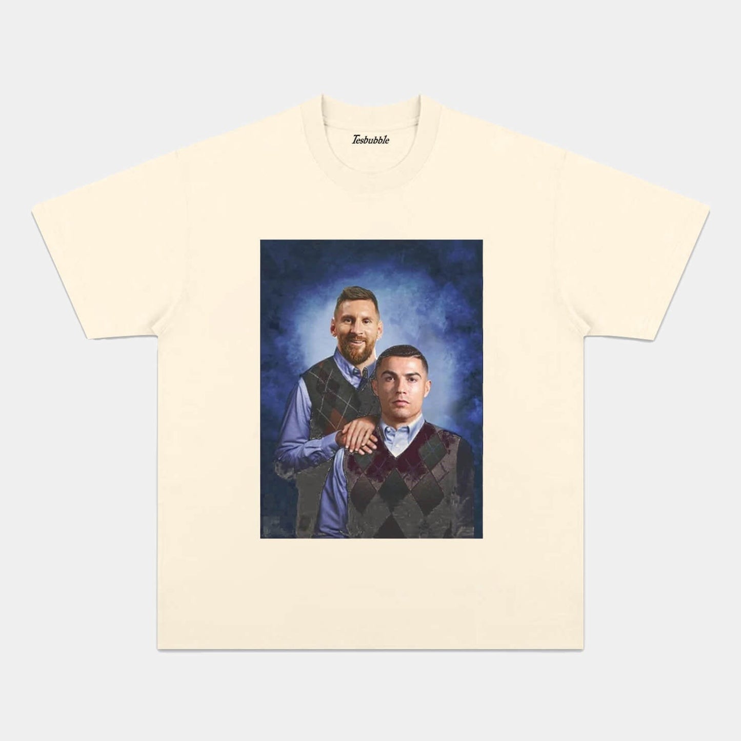 FUNNY MESSI RONALDO TEE