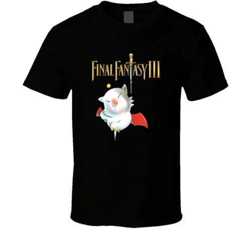 Final Fantasy 3 Retro Video Game Man's T-Shirt Tee