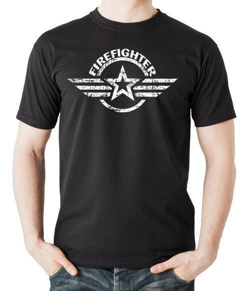 Firefighter Profession Occupation Man's T-Shirt Tee