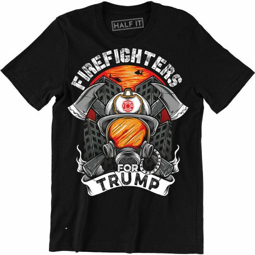 Firefighters For Trump 2020 Campaign Donald Trump Man's T-Shirt Tee