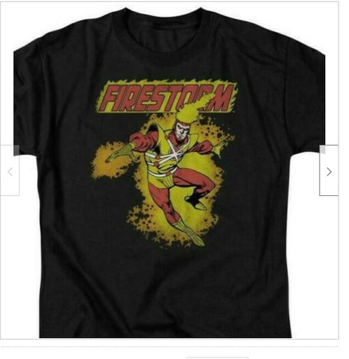 Firestorm Retro 80S Dc Comic Man's T-Shirt Tee