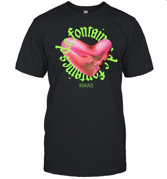 Fred Again X Fontaines Dc Romance Black New T Shirt