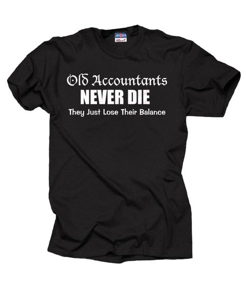 Funny Accountant Man's T-Shirt Tee