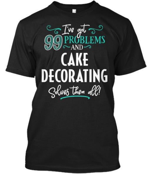 Funny Cake Decorating Man's T-Shirt Tee