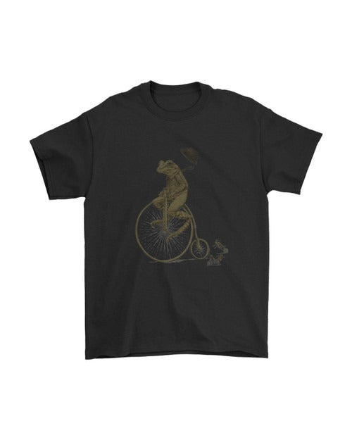 Funny Froggy Rides A Bike Man's T-Shirt Tee