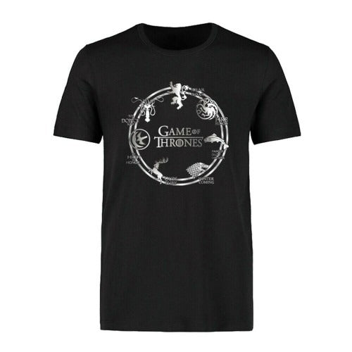 Funny Game Of Thrones Printed Man's T-Shirt Tee