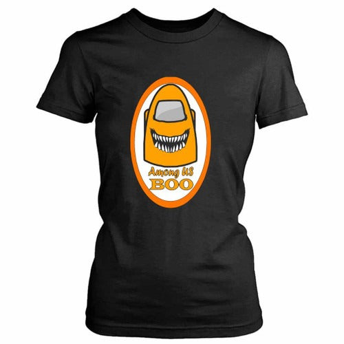 Funny Gift For Halloween Among Us Boo Women's T-Shirt Tee