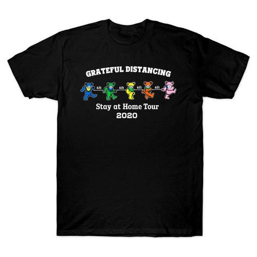Funny Grateful Distancing Stay At Home Tour 2020 Man's T-Shirt Tee