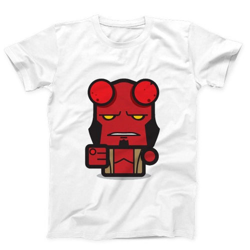 Funny Hellboy Art Man's T-Shirt Tee