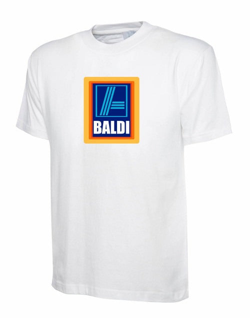 Funny Novelty Aldi Supermarket Bald Man's T-Shirt Tee