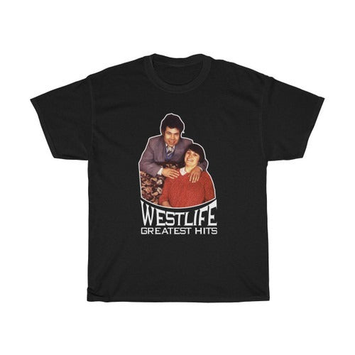 Funny Offensive Fred & Rose West Ladies Westlife Serial Killer Man's T-Shirt Tee