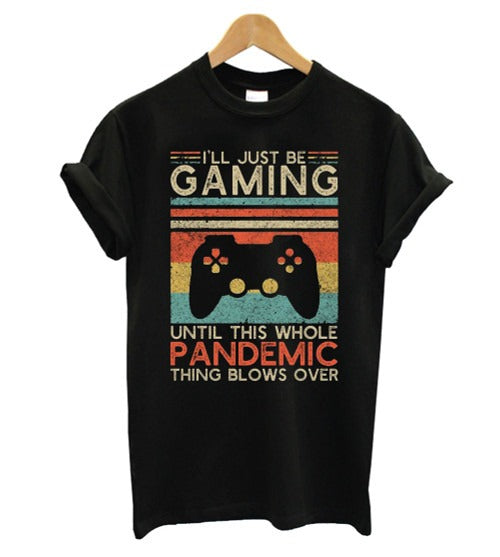 Funny Pandemic Gaming Man's T-Shirt Tee