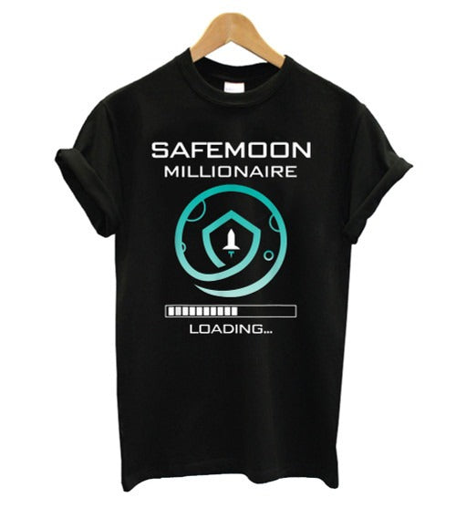 Funny Safemoon Millionaire Crypto Man's T-Shirt Tee