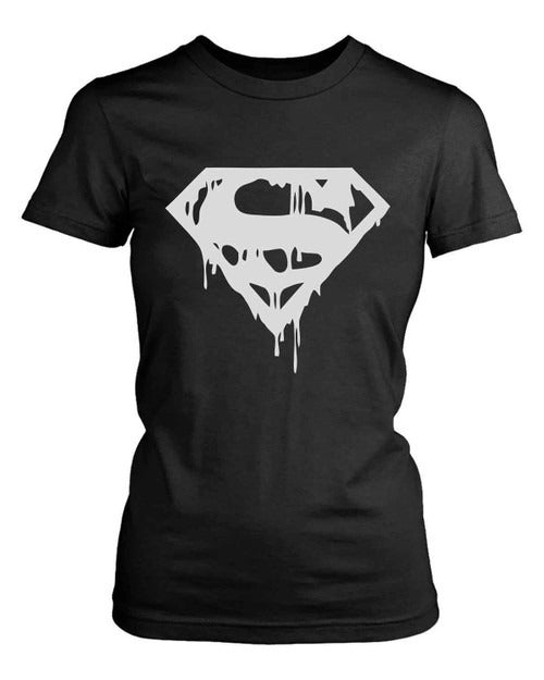 Funny Superman Logo Women's T-Shirt Tee
