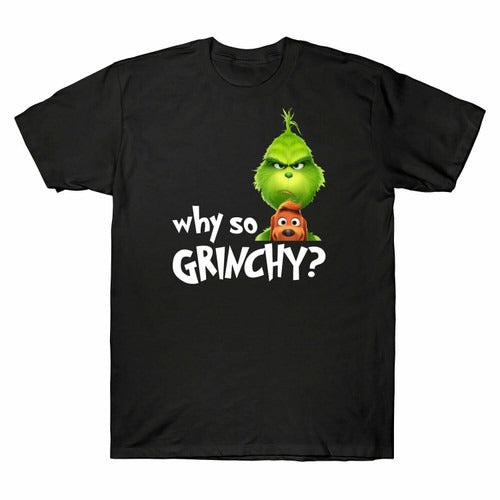 Funny Why So Grinchy Merry Christmas Xmax Nope Man's T-Shirt Tee