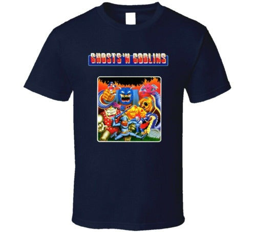 Ghosts N Goblins Retro Nes Video Game Man's T-Shirt Tee