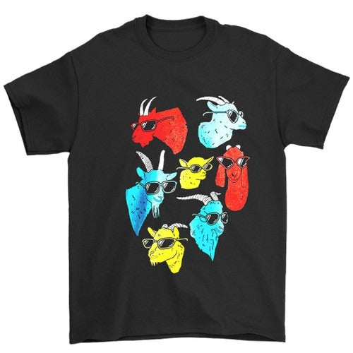 Goat Funny Cool Farm Animal 4H Billy Pygmy Crazy Man's T-Shirt Tee