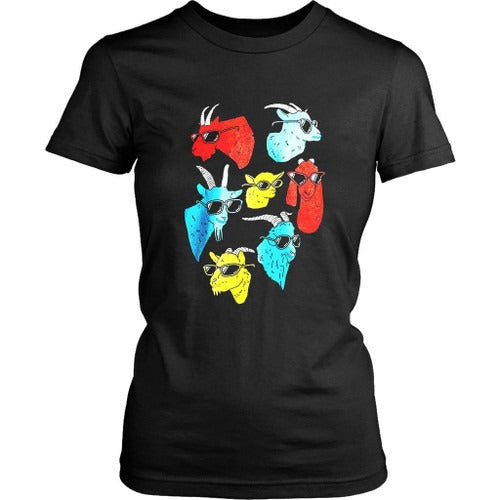 Goat Shirt Funny Cool Farm Animal 4H Billy Pygmy Crazy Women's T-Shirt Tee
