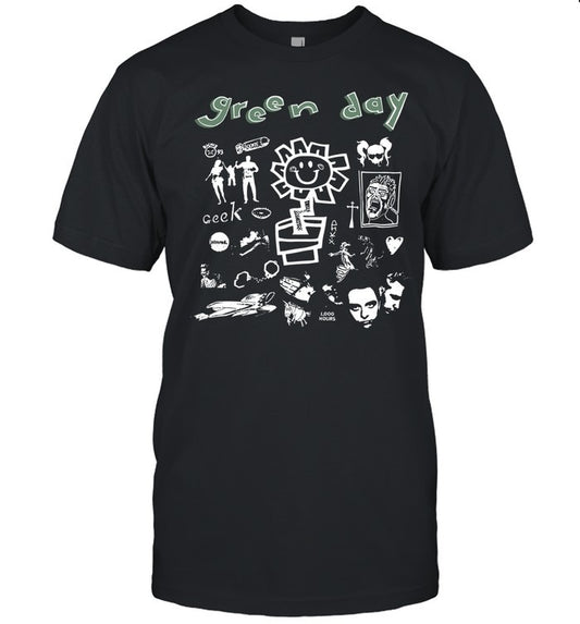 Green Day Tour 2025 Hot T Shirt