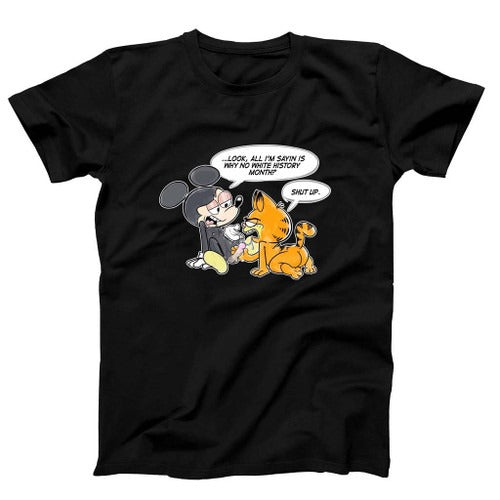 Grumpy Cat Vs Micky Uhh Uhh Funny Man's T-Shirt Tee