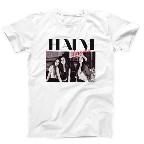 Haim Music Band Sisters Alana Danielle Este Dash Pop Man's T-Shirt Tee