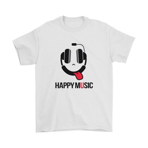 Happy Music Man's T-Shirt Tee