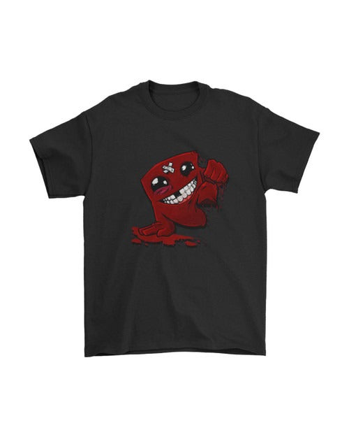 Happy Super Meat Boy Man's T-Shirt Tee