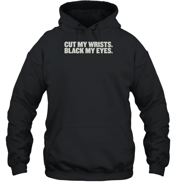 Hawthorne Heights Cut My Wrists Black My Eyes Unisex Hoodie