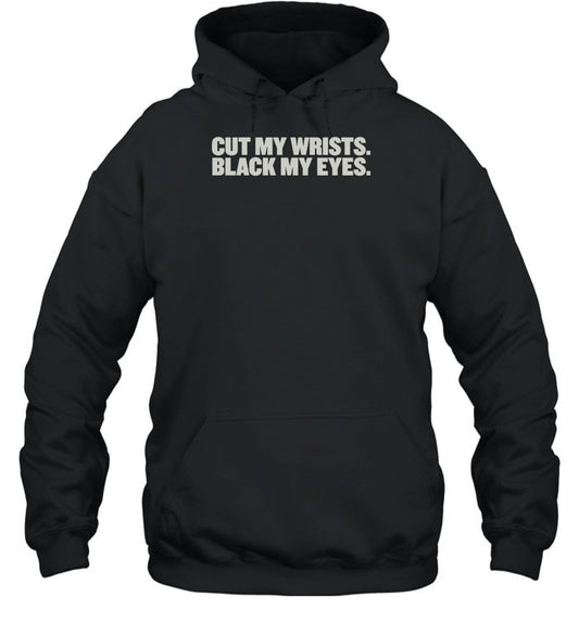 Hawthorne Heights Cut My Wrists Black My Eyes Unisex Hoodie
