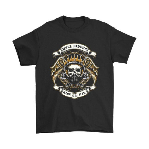 Hell Riders Ride Or Die Man's T-Shirt Tee