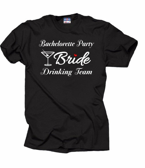 Hens Party Bride Drinking Team Man's T-Shirt Tee