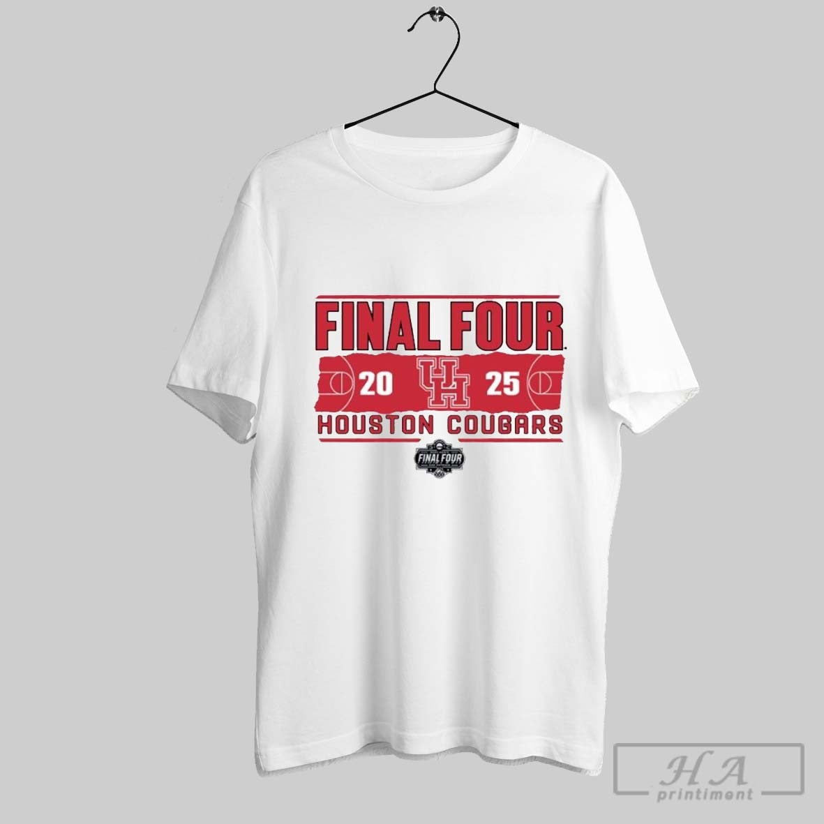 Houston Cougars 2025 Ncaa Mens Basketball Tournament March Madness Final Four Rebound T Shirt