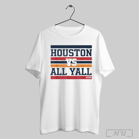 Houston Vs All Yall Fish Bayou City Retro Shirt Sweatshirt