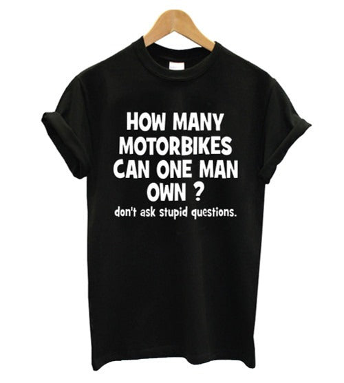 How Many Motorbikes Funny Man's T-Shirt Tee