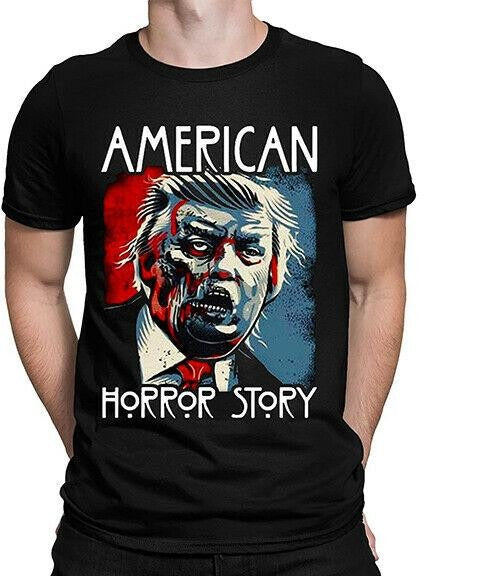 Humor American Horror Story Halloween Zombie Trump 2020 Election Man's T-Shirt Tee