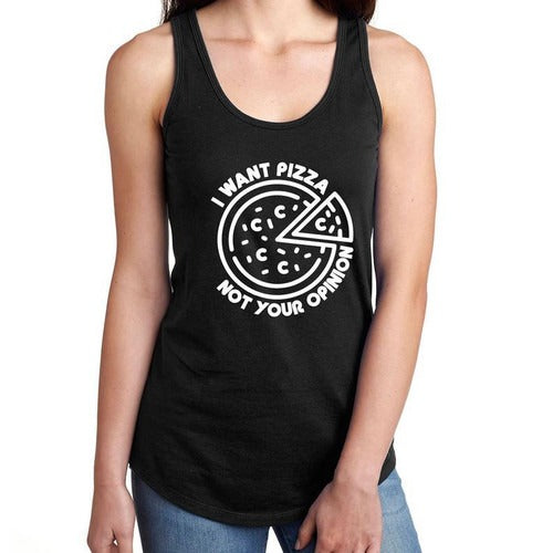 I Want Pizza Not Your Opinion Man's T-Shirt Tee
