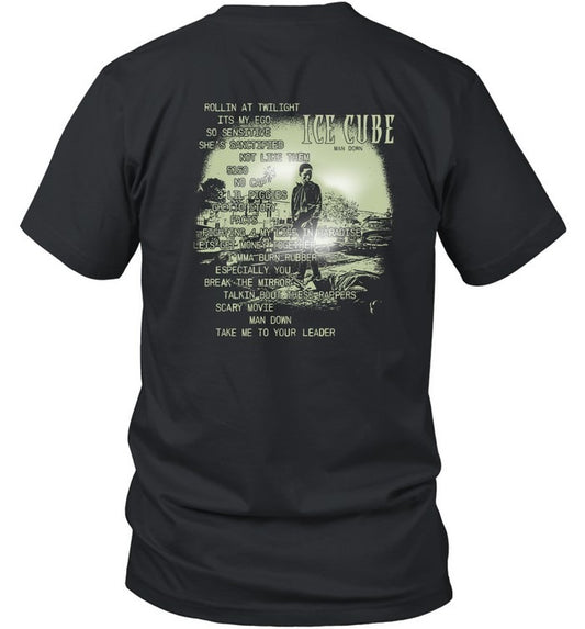 ICE Cube Man Down Black Limited Edition T-Shirt