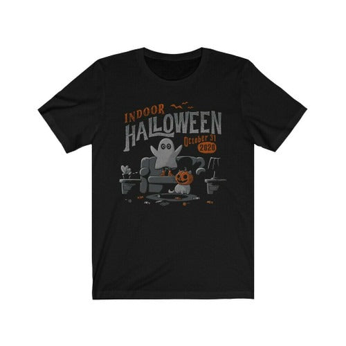 Indoor Halloween 21 October 2020 Funny Man's T-Shirt Tee
