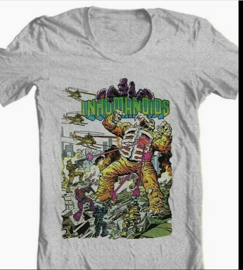 Inhumanoids Retro Saturday Cartoon 80S Comic Man's T-Shirt Tee