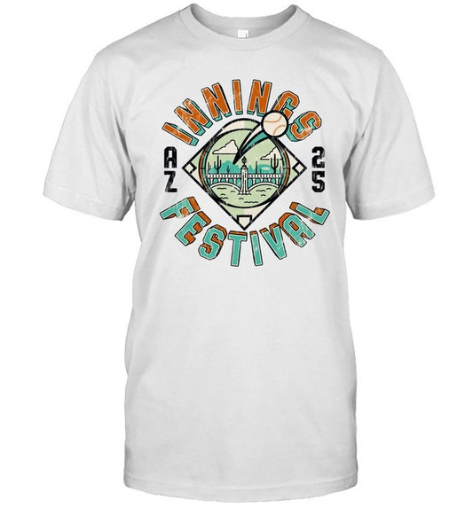 Innings Festival Baseball Diamond 2025 T Shirt New