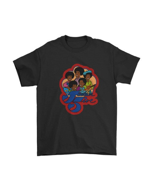 Jackson 5 70 Is Cartoon Retro Vintage Man's T-Shirt Tee