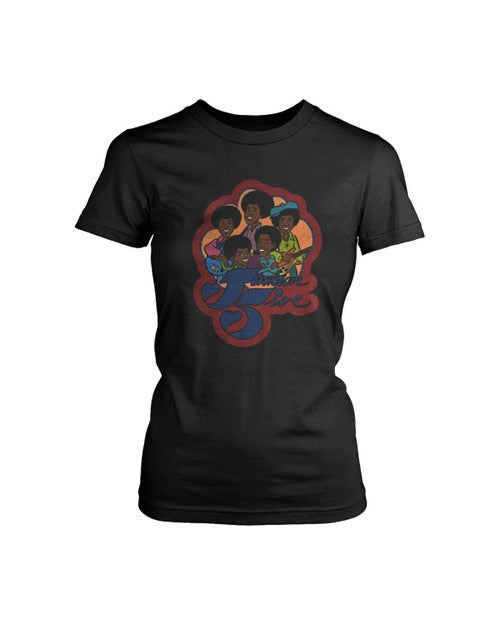 Jackson 5 70 Is Cartoon Retro Vintage Women's T-Shirt Tee