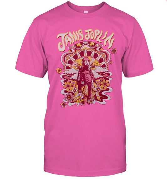 Janis Joplin Groovy Hot 2025 T Shirt
